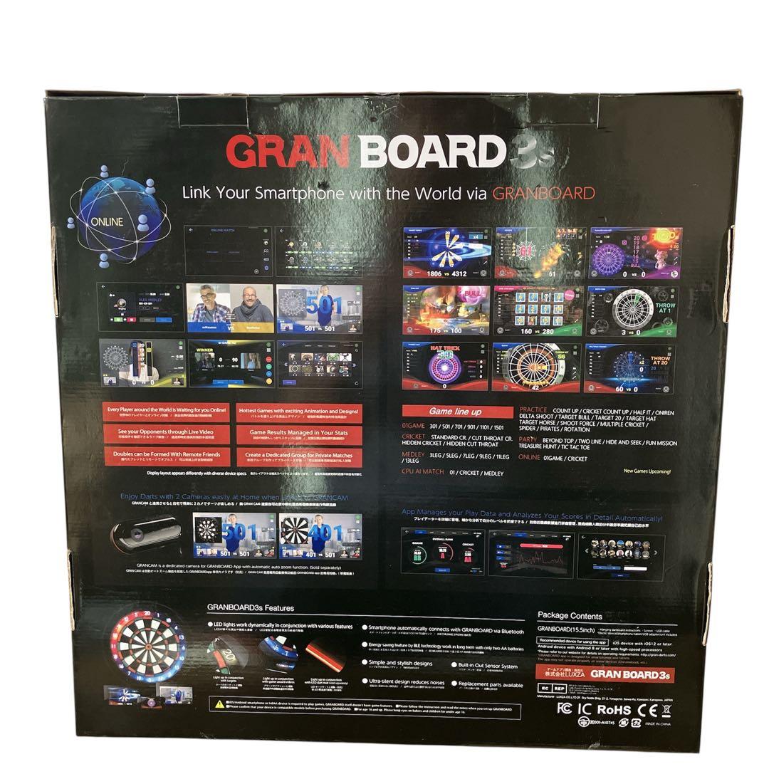 【美品】GRAN BOARD 3s ダーツボード グランボード 3S ブルー