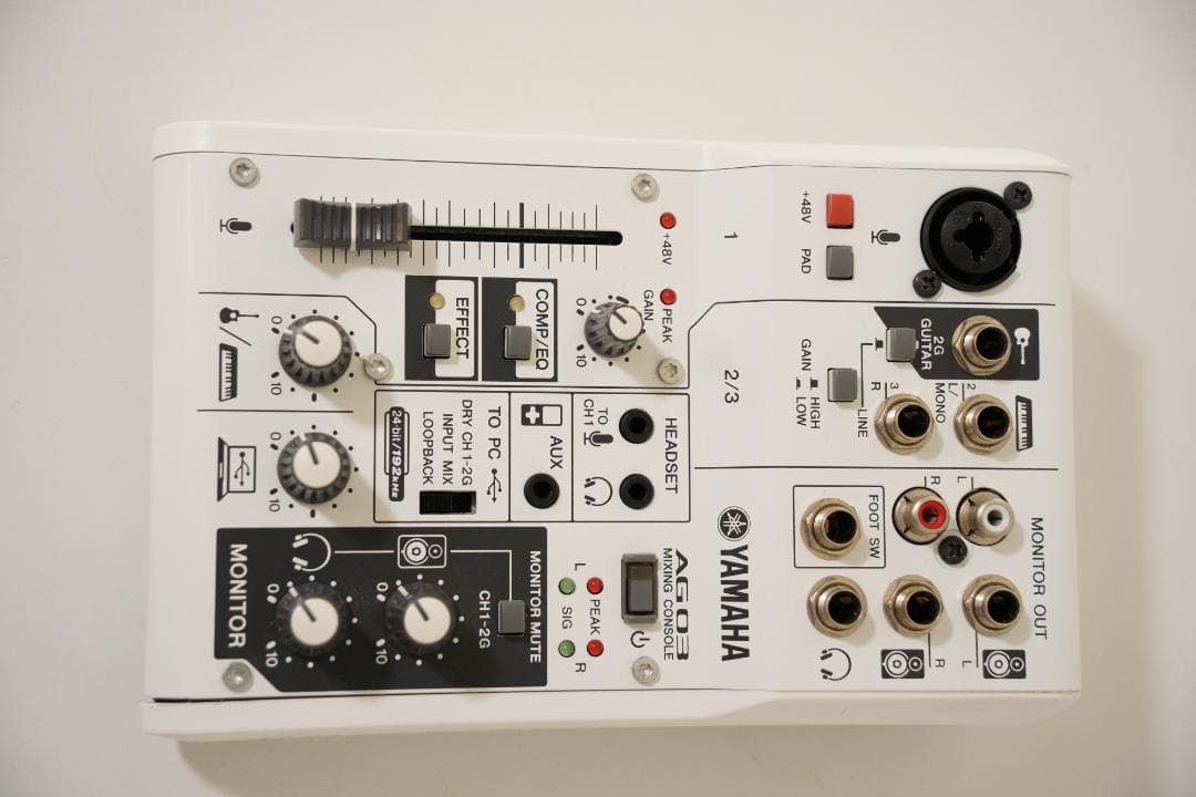 ヤマハ ウェブキャスティングミキサー ミキシングコンソール AG03 ジャンク