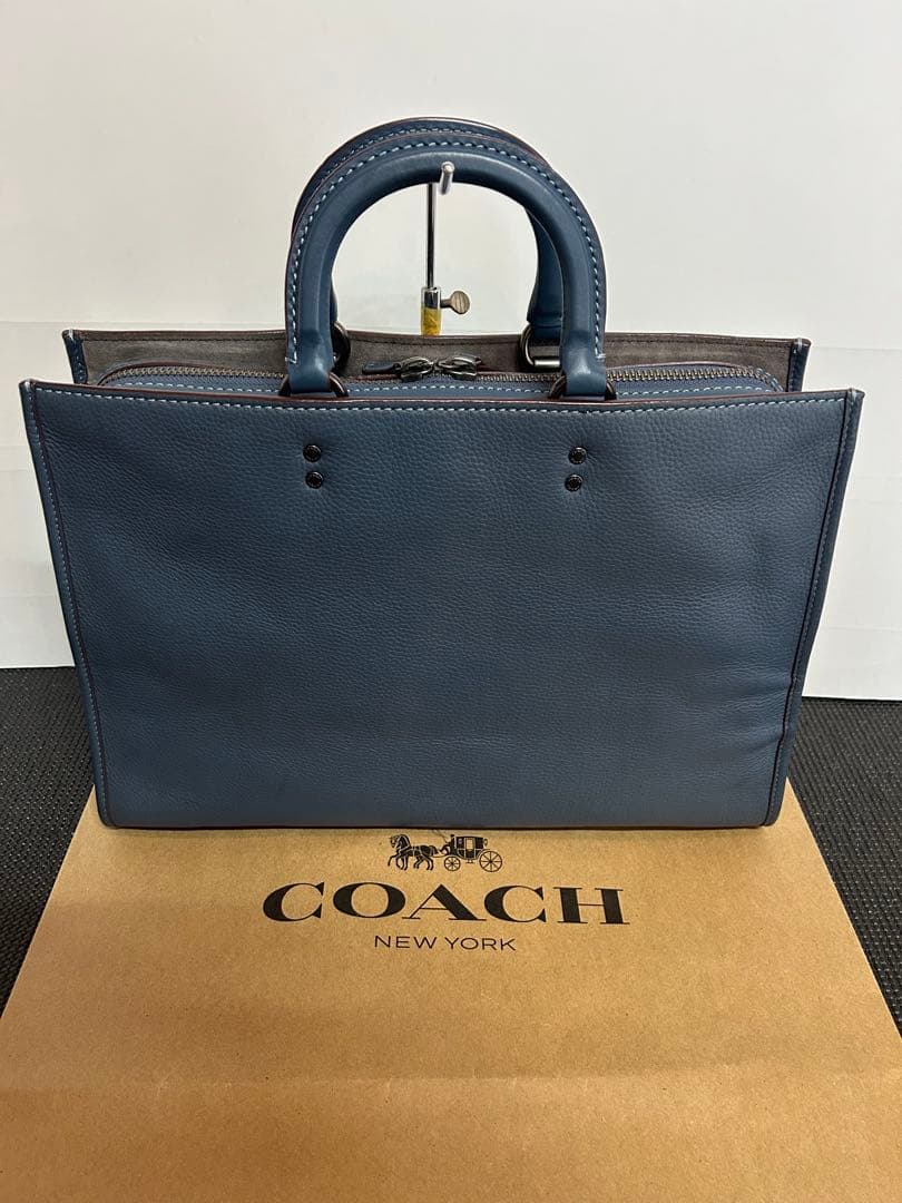 COACH コーチ ローグ ビジネスバッグ ブリーフケース グラブタン 本革