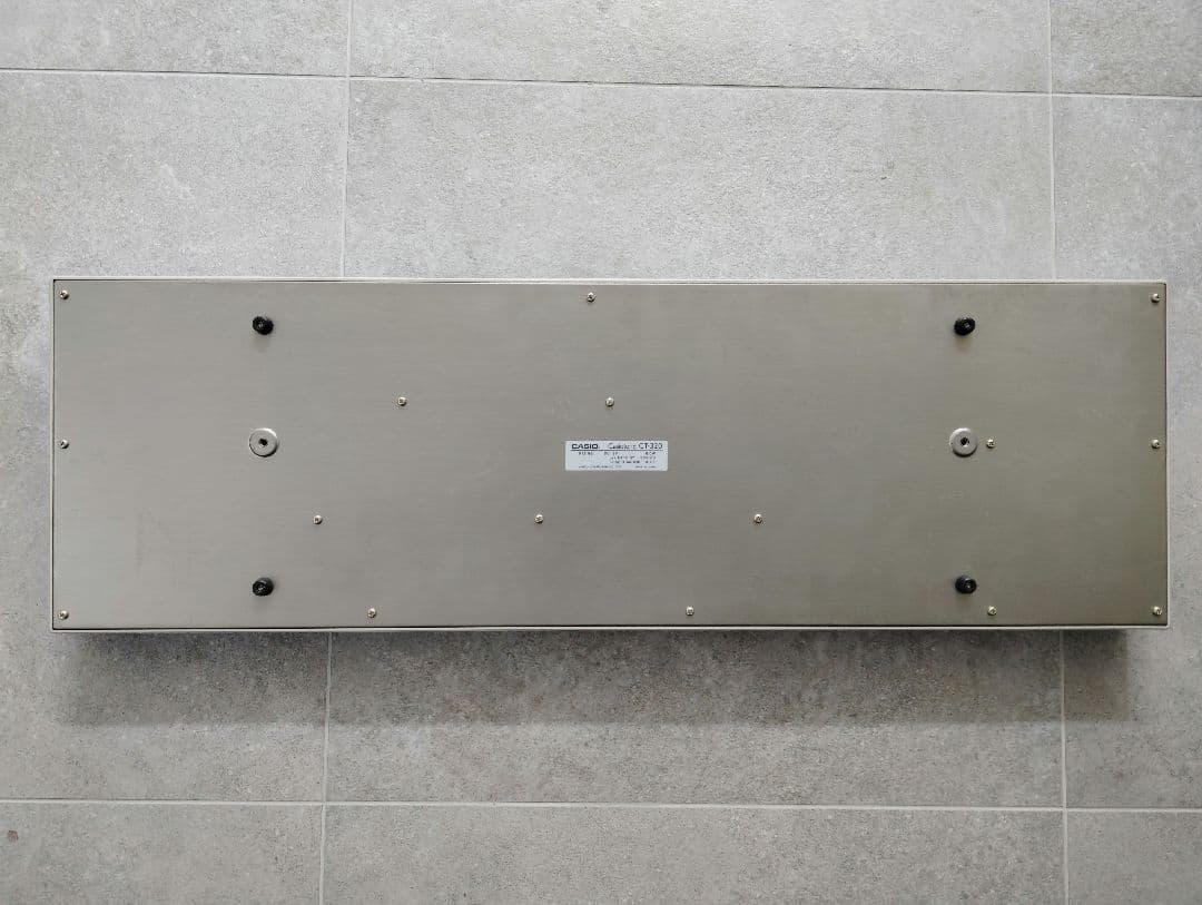 CASIO Casiotone CT-320 電子ピアノ シンセサイザー 銀色