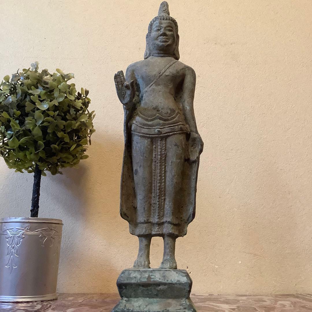 12〜13世紀「スコータイ ・アユタヤ・ドヴァーラヴァティー様式仏」出土青銅仏