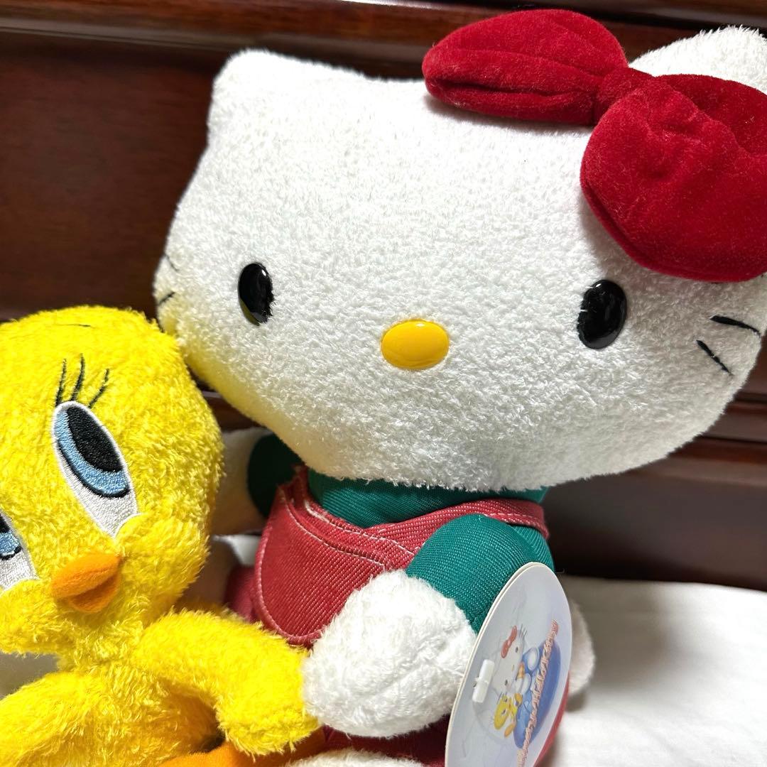 希少品　サンリオ　ハローキティ　トゥイーティー　コラボ　ぬいぐるみ　2004年製