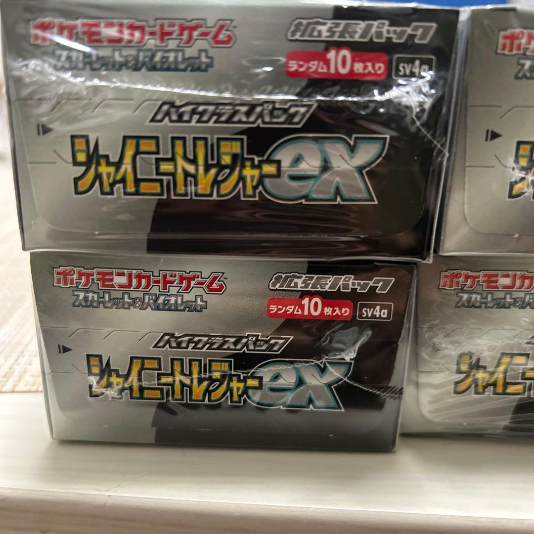 シャイニートレジャーex 未開封　BOX シュリンク付き　6box