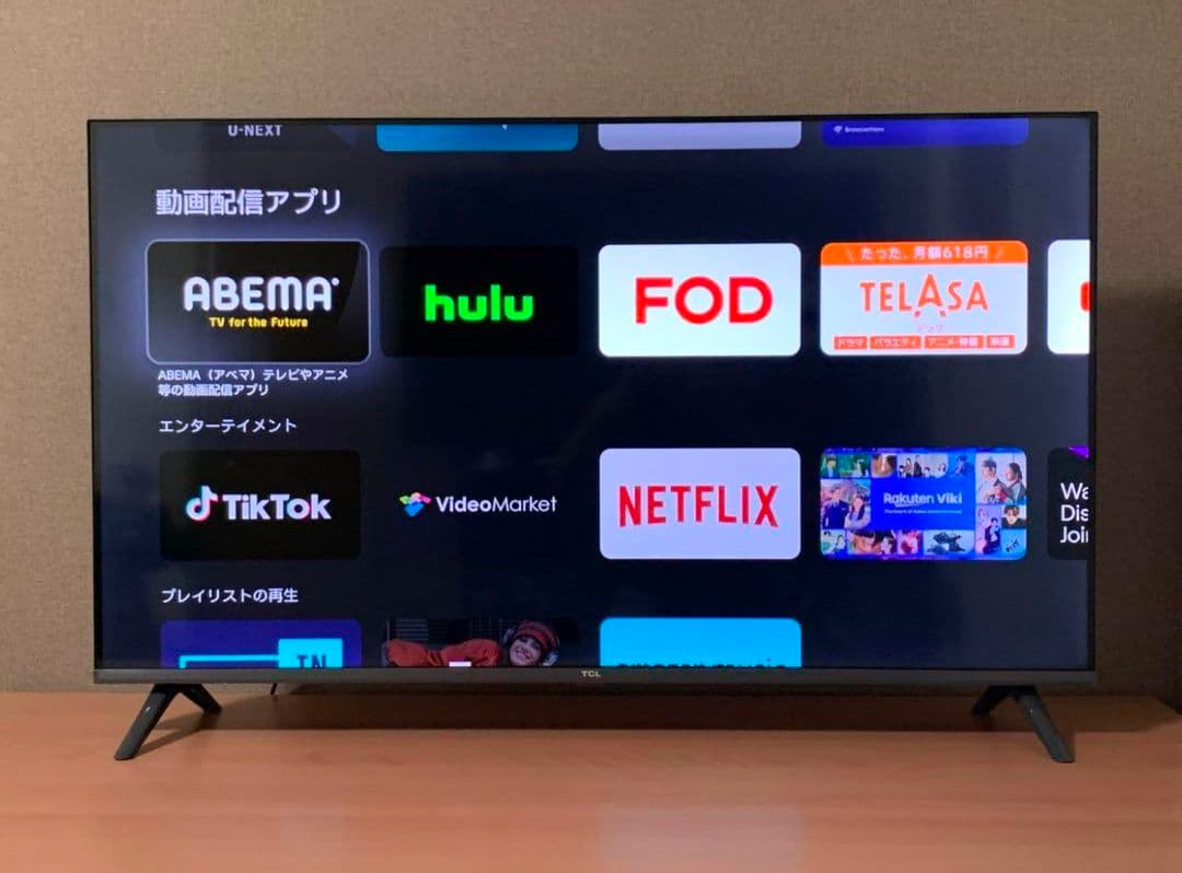 TCL 32型 スマートテレビ ネット動画️⭕️地上波BSCS 未使用に近い