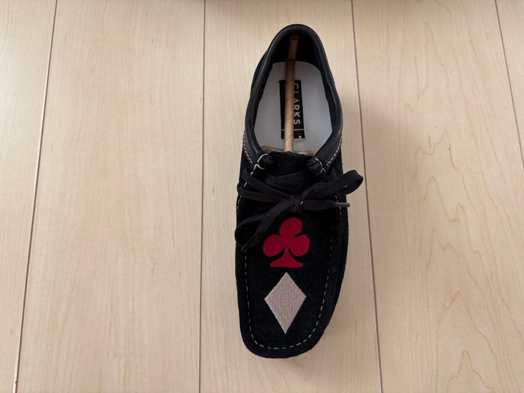 STUSSY/CLARKS ORIGINAL トランプ刺繍スエードシューズ／