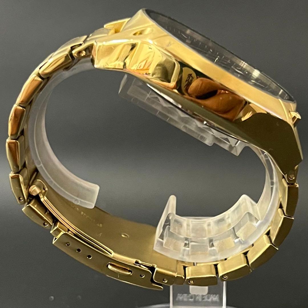 【美品/希少】DIESEL DZ4342 Overflow ゴールド　クロノ