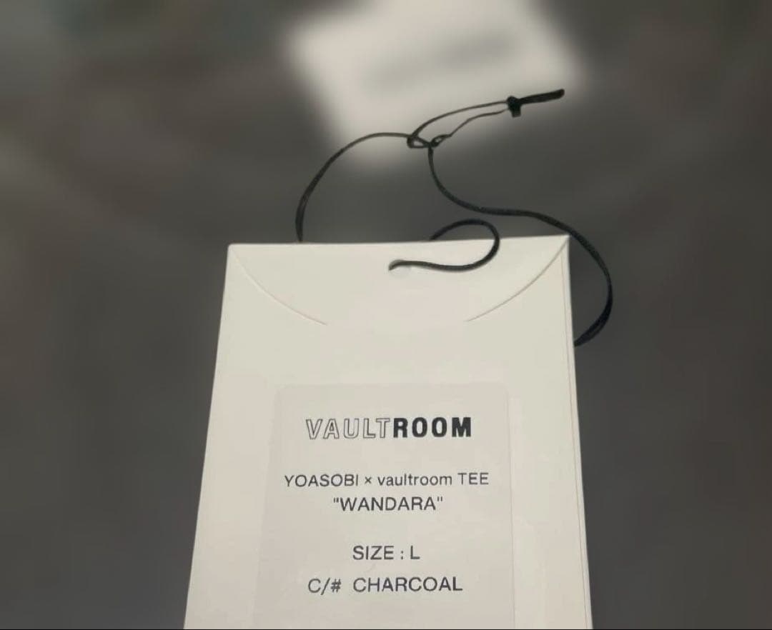 未着用　限定　YOASOBI×vaultroom Tシャツ Lサイズ チャコール