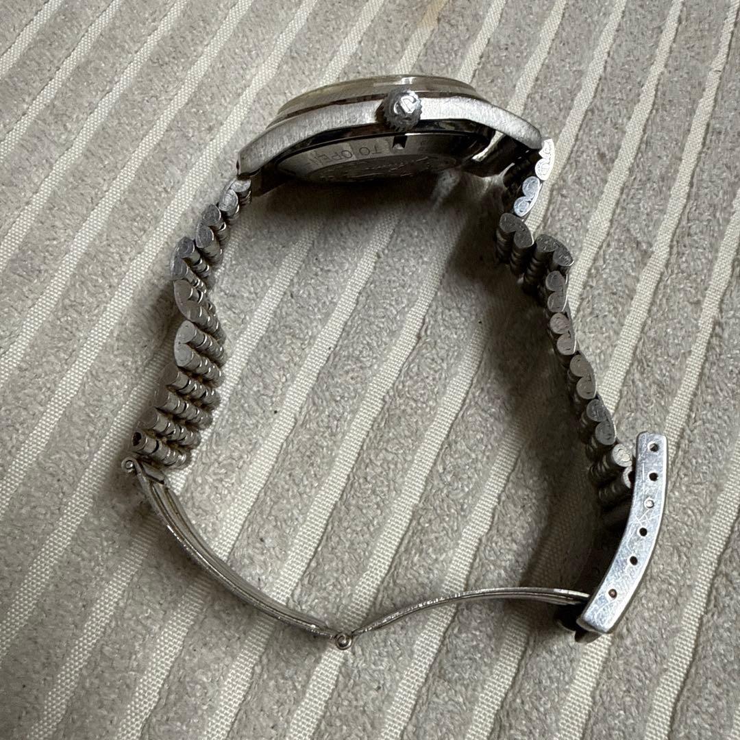 【稼動品】RADO 自動巻き時計 シルバー　GOLDEN HORSE