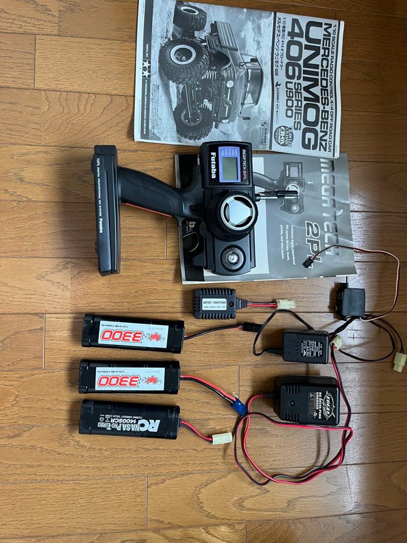 TAMIYA CR-01 ウニモグ プロポ バッテリー 充電器セット