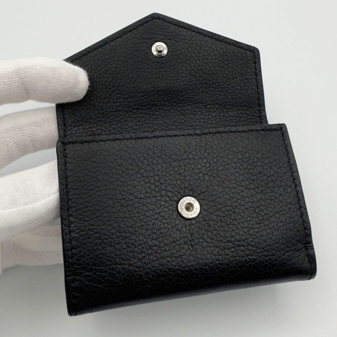 ギフト対応　現行モデル　ヴィトン財布　ポルトフォイユ　ロックミニ　ノワール　箱付