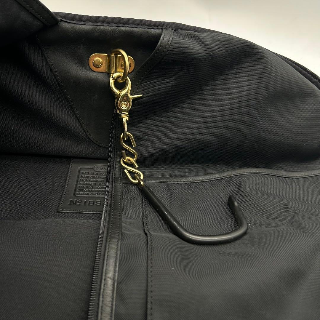 希少◎　コーチ　ガーメントバッグ　スーツケース　スーツカバー　レザー　黒　大容量