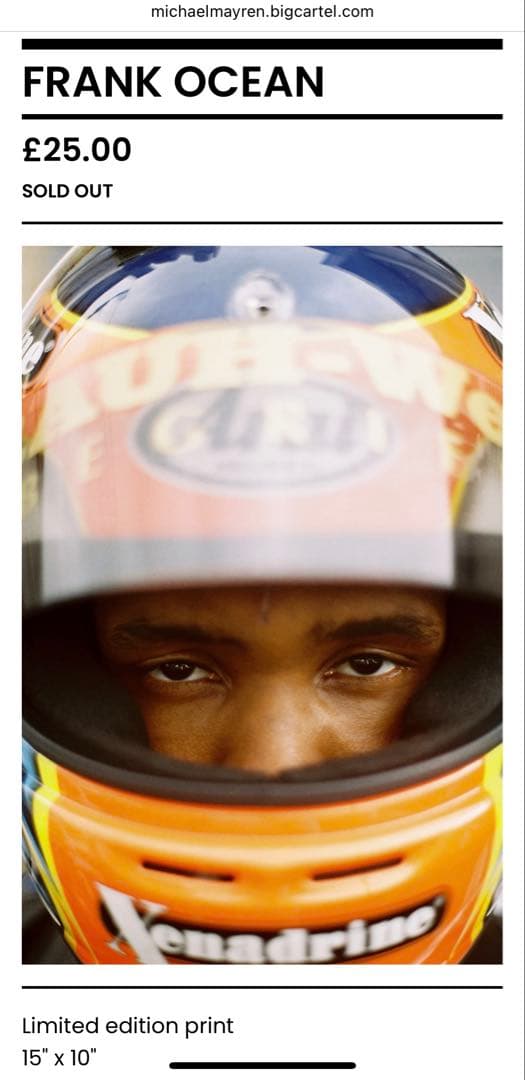 最終価格 Frank Ocean プリント セット Michael Mayren