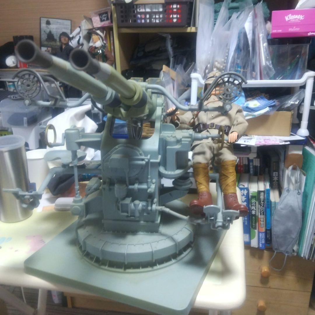 日本対空機関砲(鹵獲ボフォース対空砲)フィギュア 1/6スケール 日本兵付属