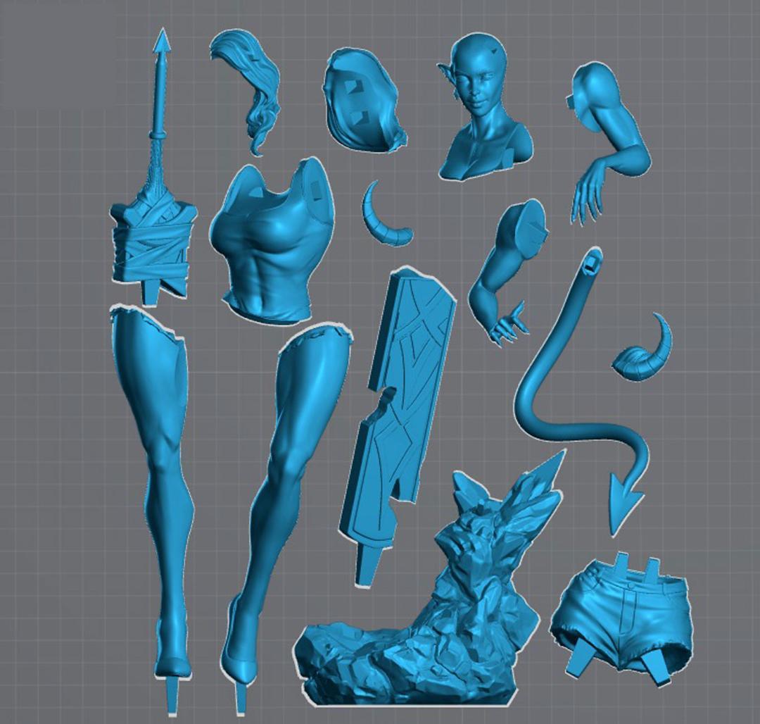 1/7 未塗装未組立 フィギュア ガレージキット Dispatch マレボラ