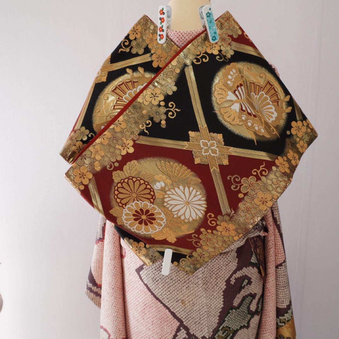 振袖　379F フルセット 5点セット　正絹 すべて正絹