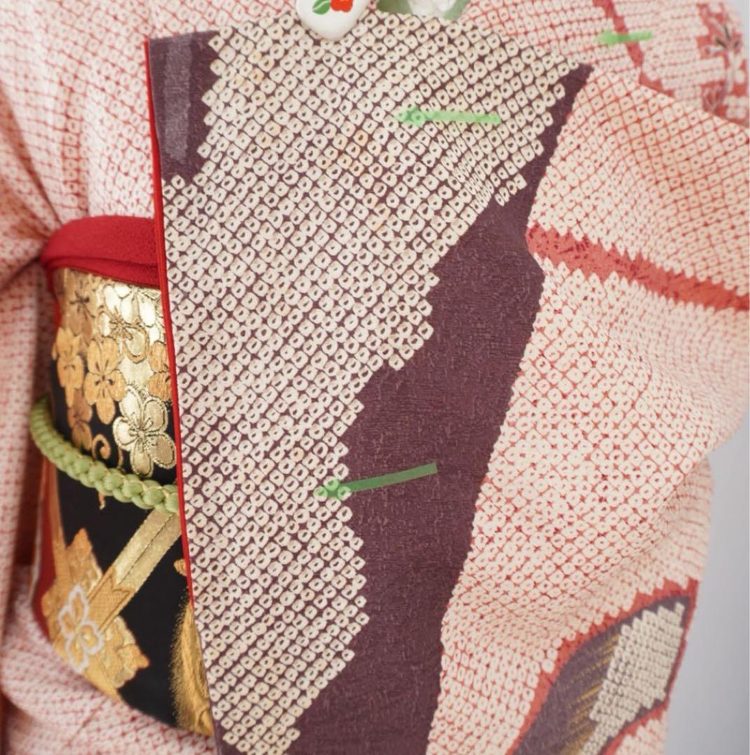 振袖　379F フルセット 5点セット　正絹 すべて正絹