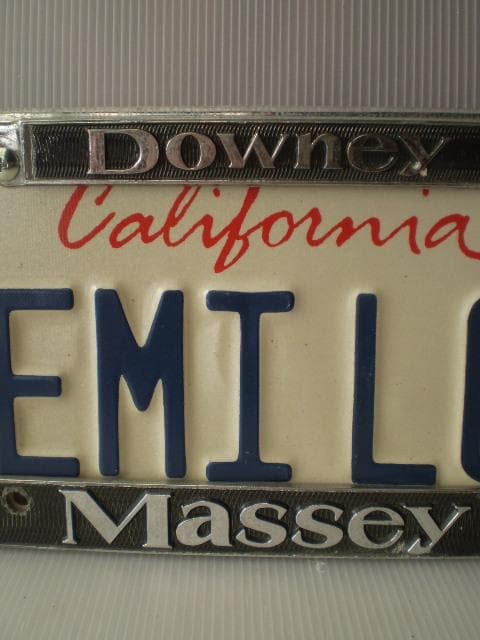 SEMI LOW'カルフォルニアライセンスプレートOld Used'