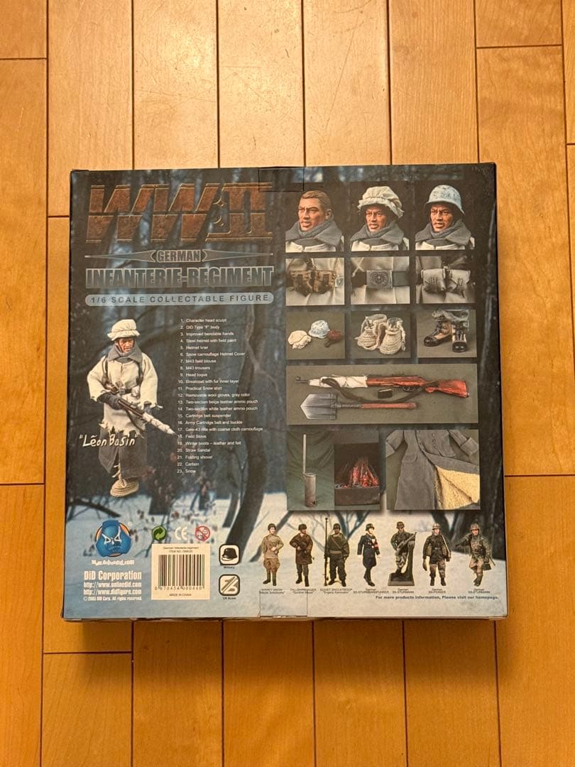 DiD 1/6WW2ミリタリーフィギュア ドイツ軍冬季装備　ストーブ付き