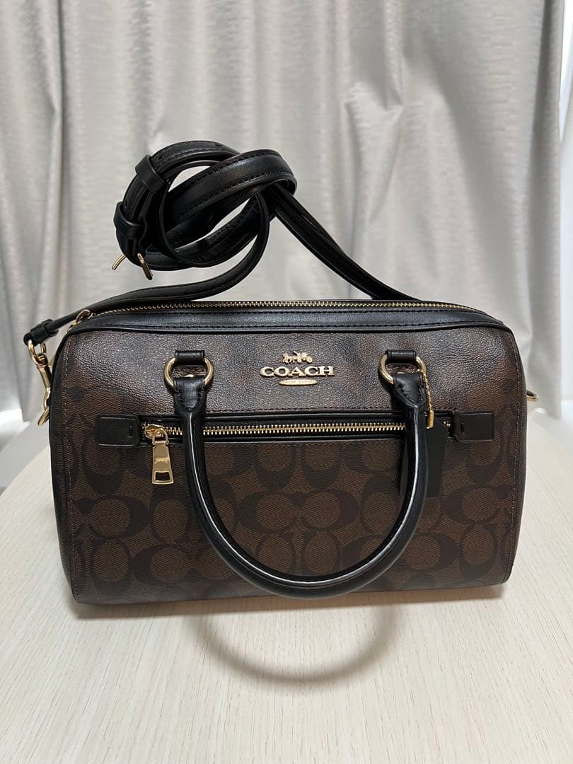 COACH コーチ ハンドバッグ ショルダーバッグ ブラウン F83607