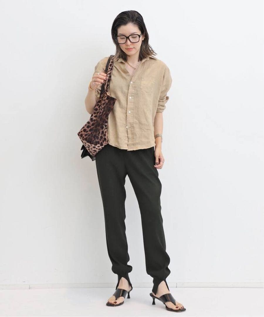 L’Appartement リブパンツ　Col Pierrot