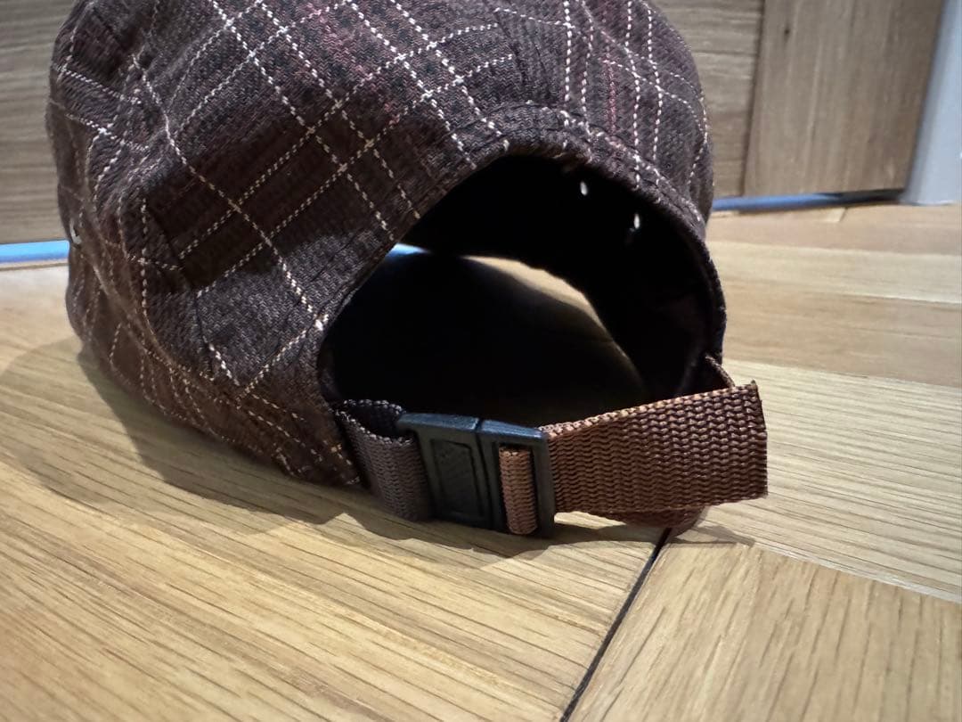 Supreme プレイドキャンプキャップ USA製