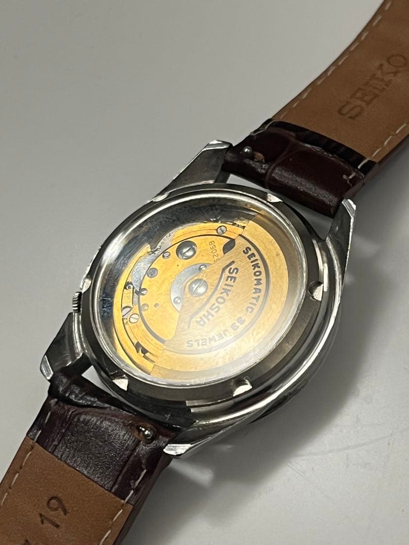Seikomatic Weekdater SEIKO セイコーマチック　裏蓋スケ