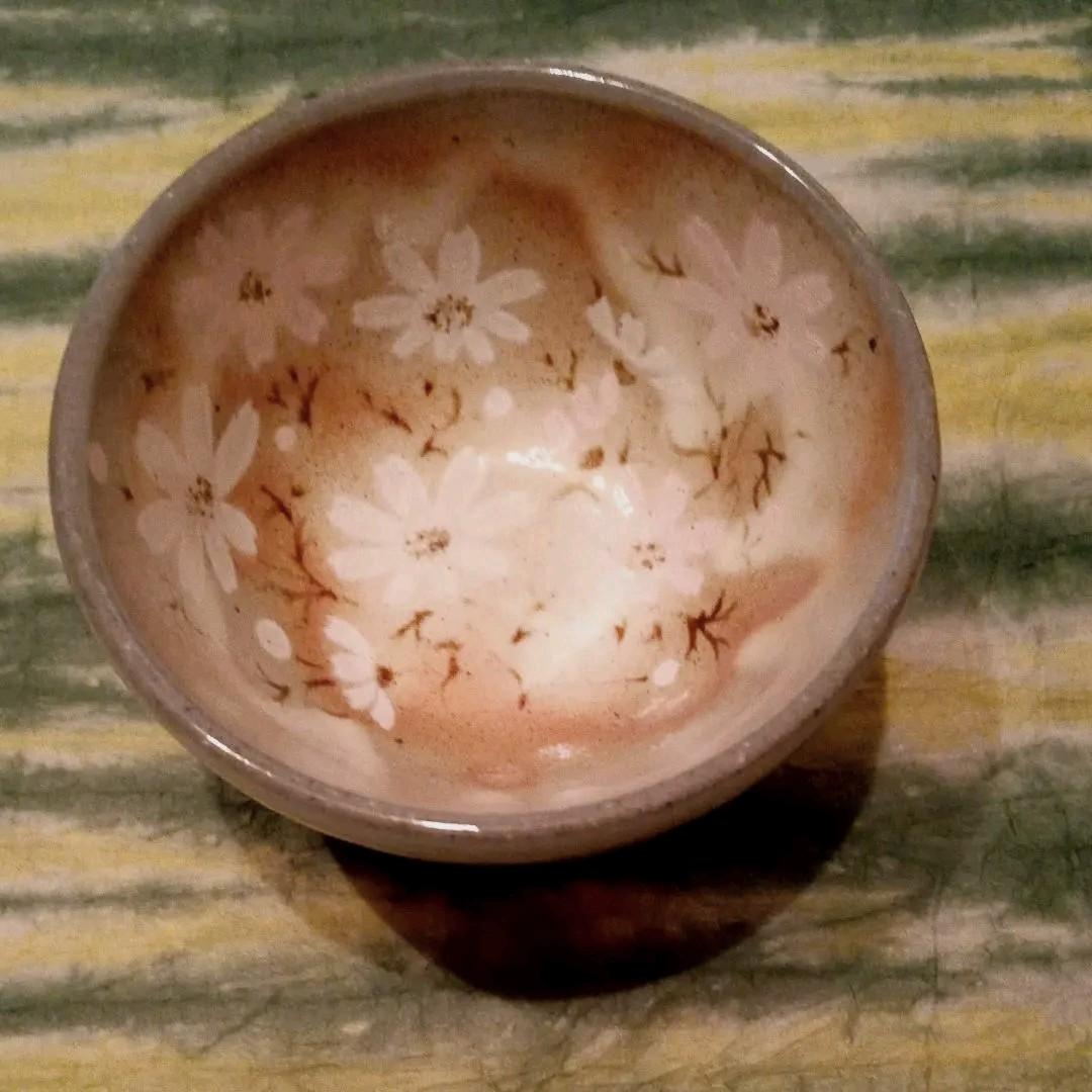 美濃焼　御本手秋桜汲出五客揃い