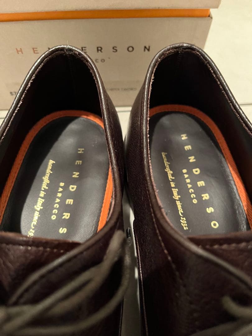 ほぼ未使用) イタリア靴 HENDERSON BARACCO