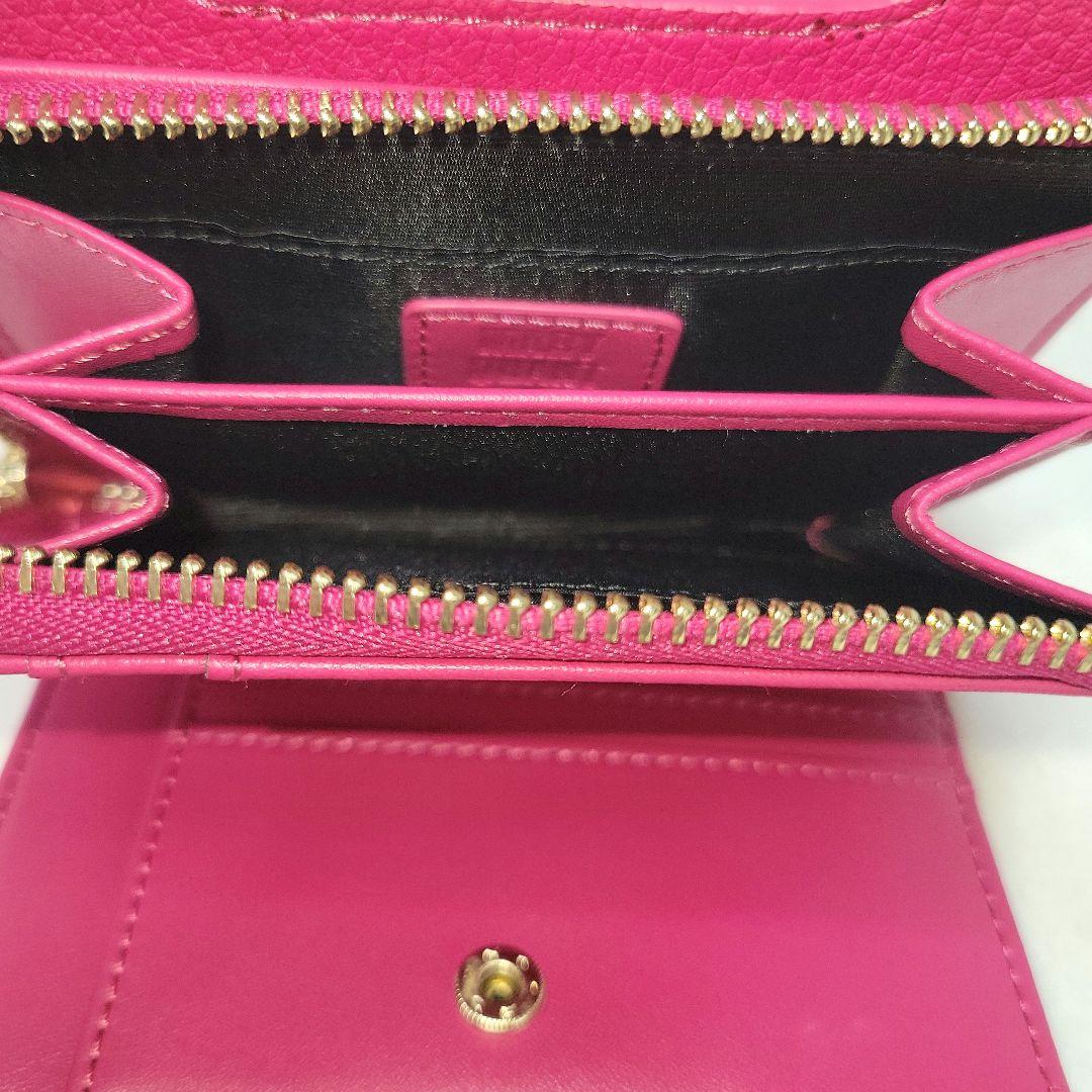 【MARY QUANT】ハンドル付き2wayショルダーウォレット ピンク 未使用