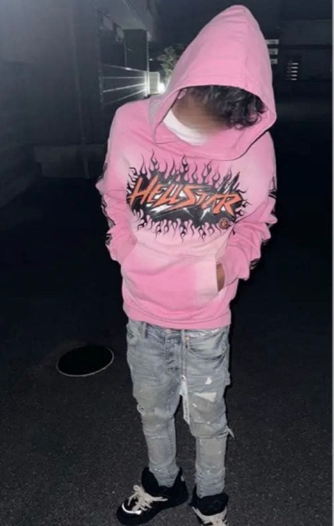 hellstar hoodie Mサイズ　nfcタグ◎