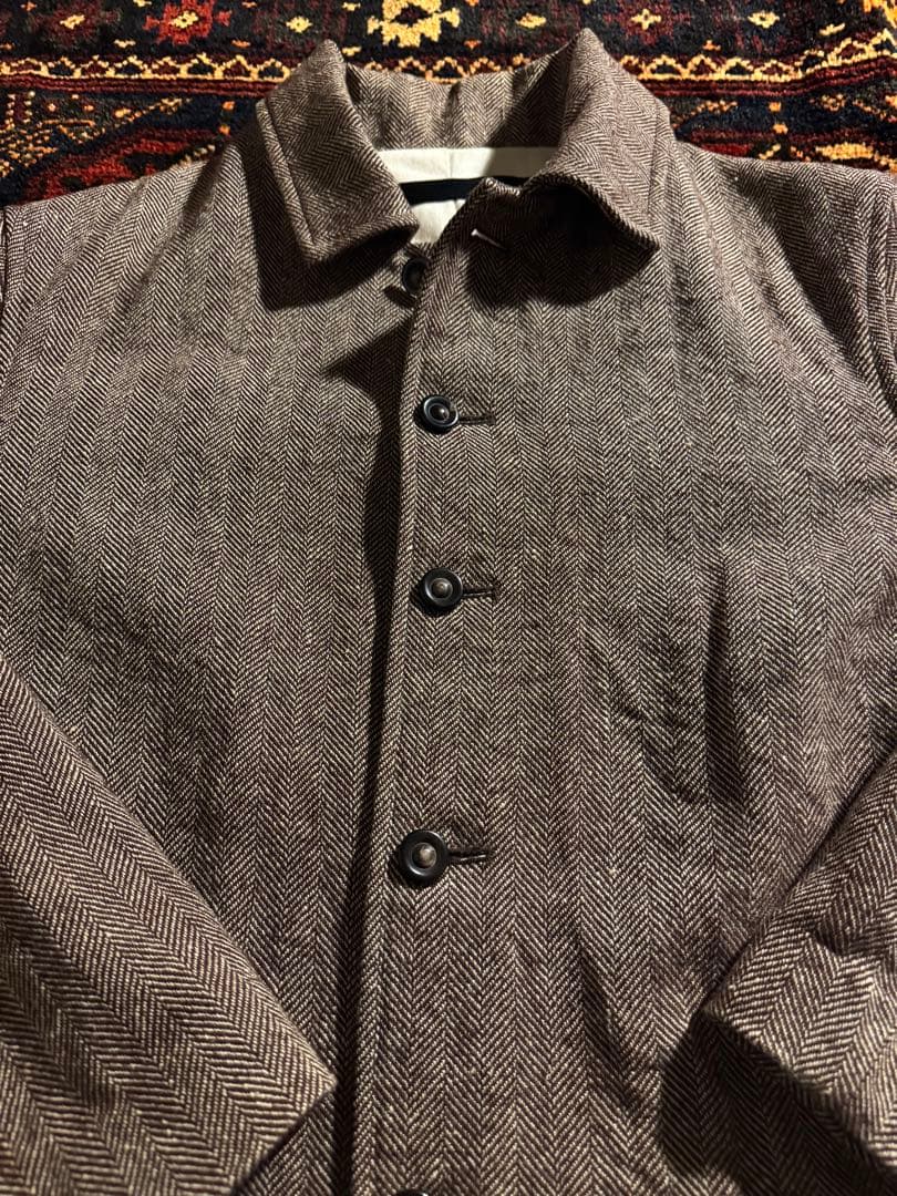 Dsecond 5ボタン　ヘリンボーンワークJKT