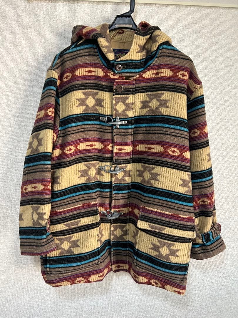 80s CHAPS ファイアーマンジャケット　ネイティブ柄 ラルフローレン