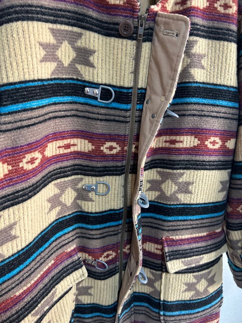 80s CHAPS ファイアーマンジャケット　ネイティブ柄 ラルフローレン