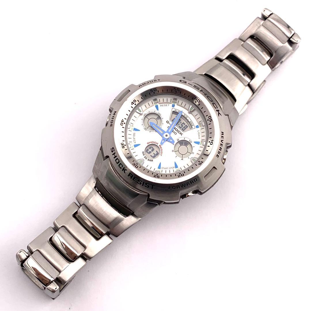 7-3697 G-SHOCK GA-100 G701D シルバー ステンレス