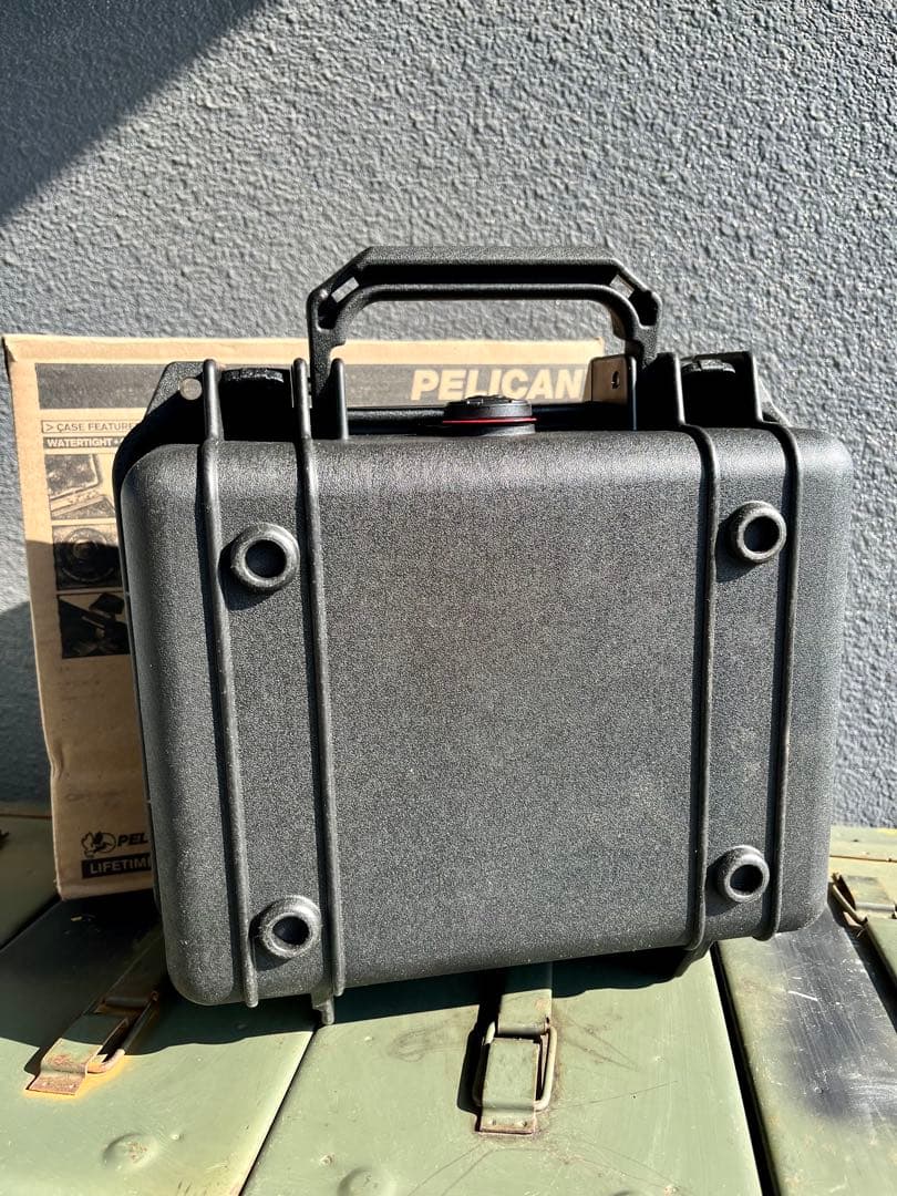 米軍放出未使用品 PELICAN ペリカン1200 ハードケースブラック防水防塵