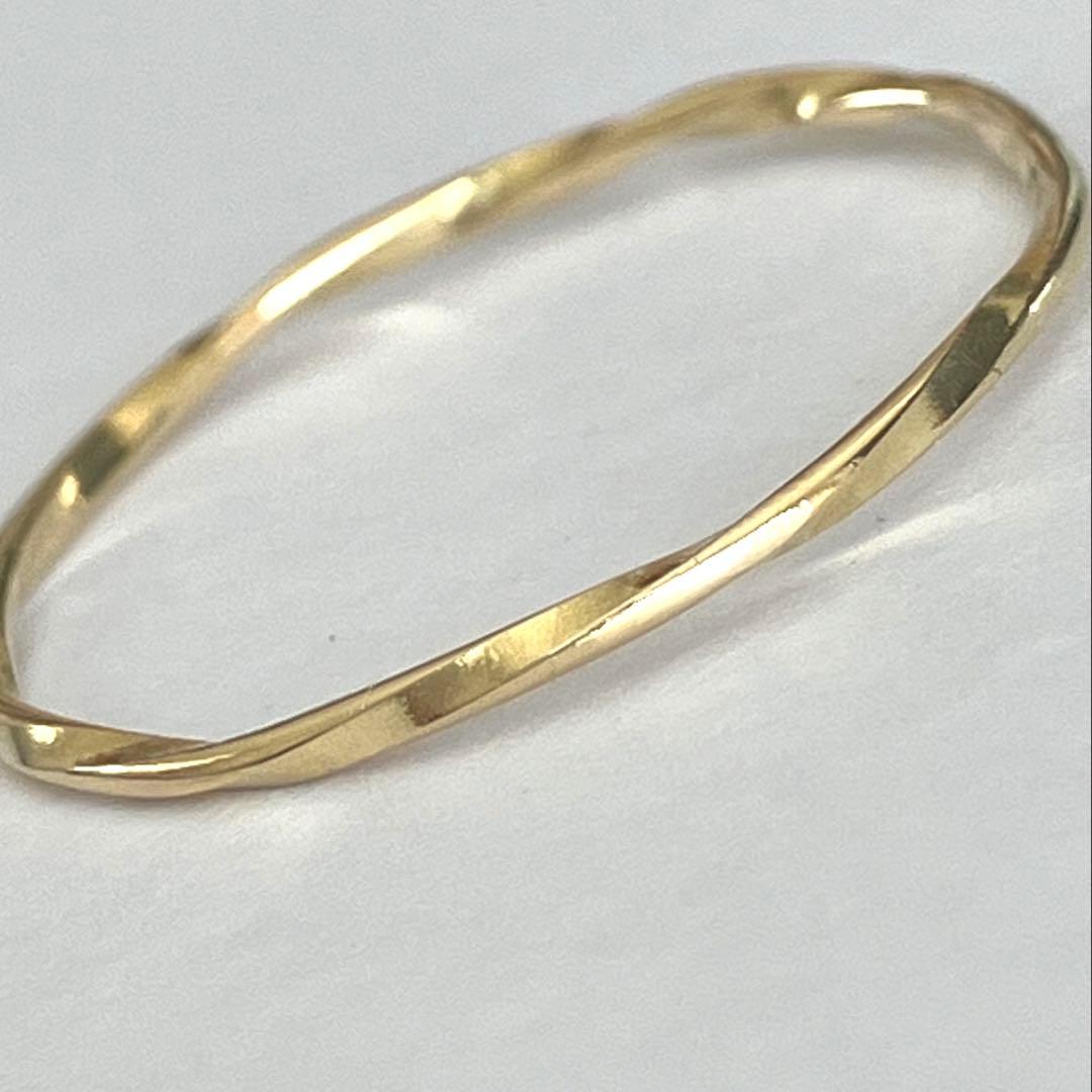 K18 18金　14号　リング　44