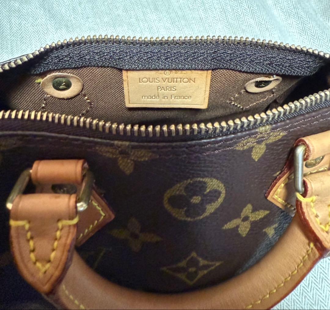 LOUIS VUITTON ハンドバッグ モノグラムミニスピーディブラウン廃盤品