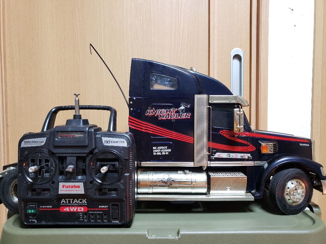 タミヤ1／14　ナイトハウラー　フルオペ　ジャンク　プロポ付き