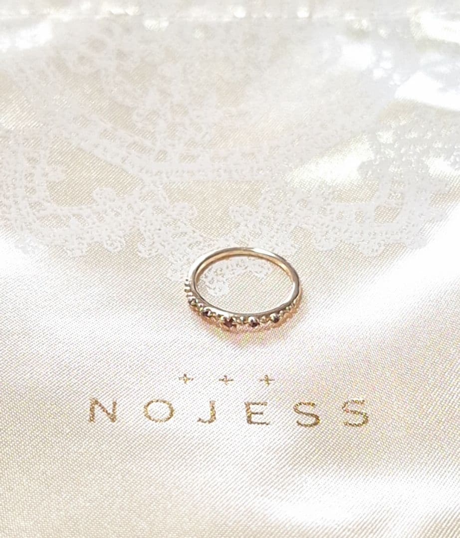 NOJESS ノジェス K10 YG イエローゴールド ピンキーリング 2号