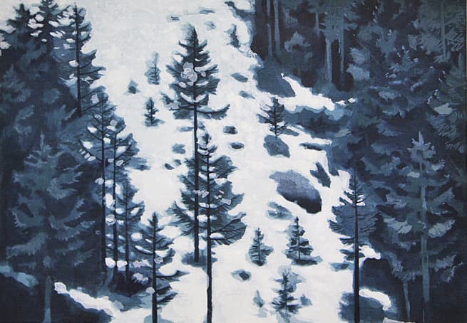 東山魁夷 【雪の後】 遺珠刊行会 木版画