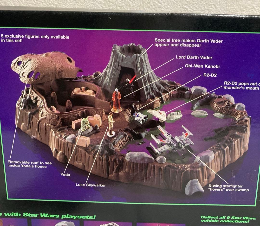 スターウォーズ　マイクロマシン　プラネットダゴバ　プレイセット