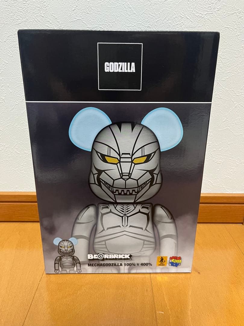 メカゴジラ1993 ベアブリック400%、100%