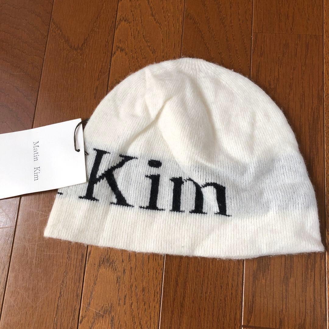 Matin Kim ロゴ入りニット帽・ビーニー