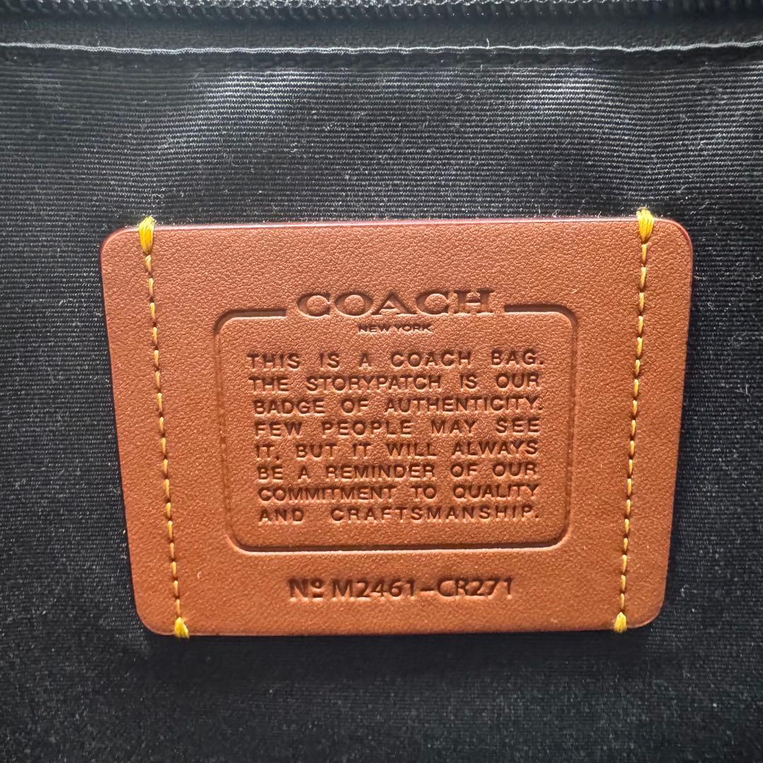 現行/未使用級✨ コーチ イーサン ブリーフケース 2way ビジネス ブラック