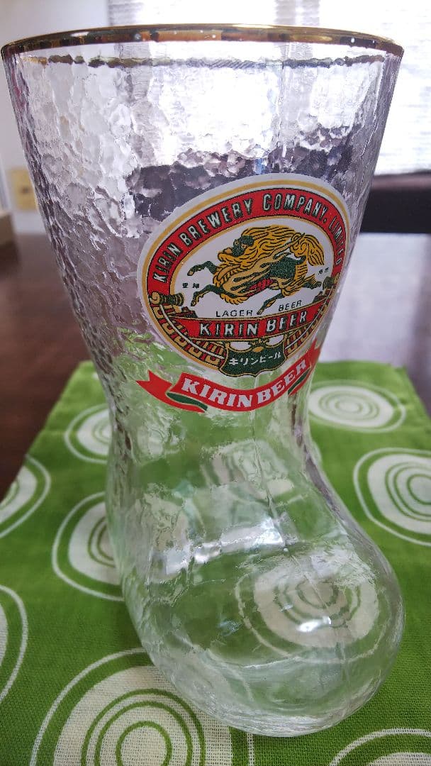 ③ KIRIN 希少品 キリンビール 麒麟  ブーツ型 タンブラー