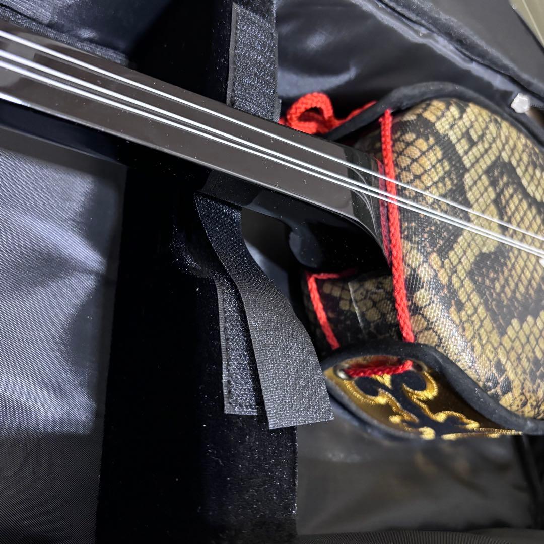 ✨️美品✨️沖縄三線　工四合　初心者　入門者　ソフトケース　合皮