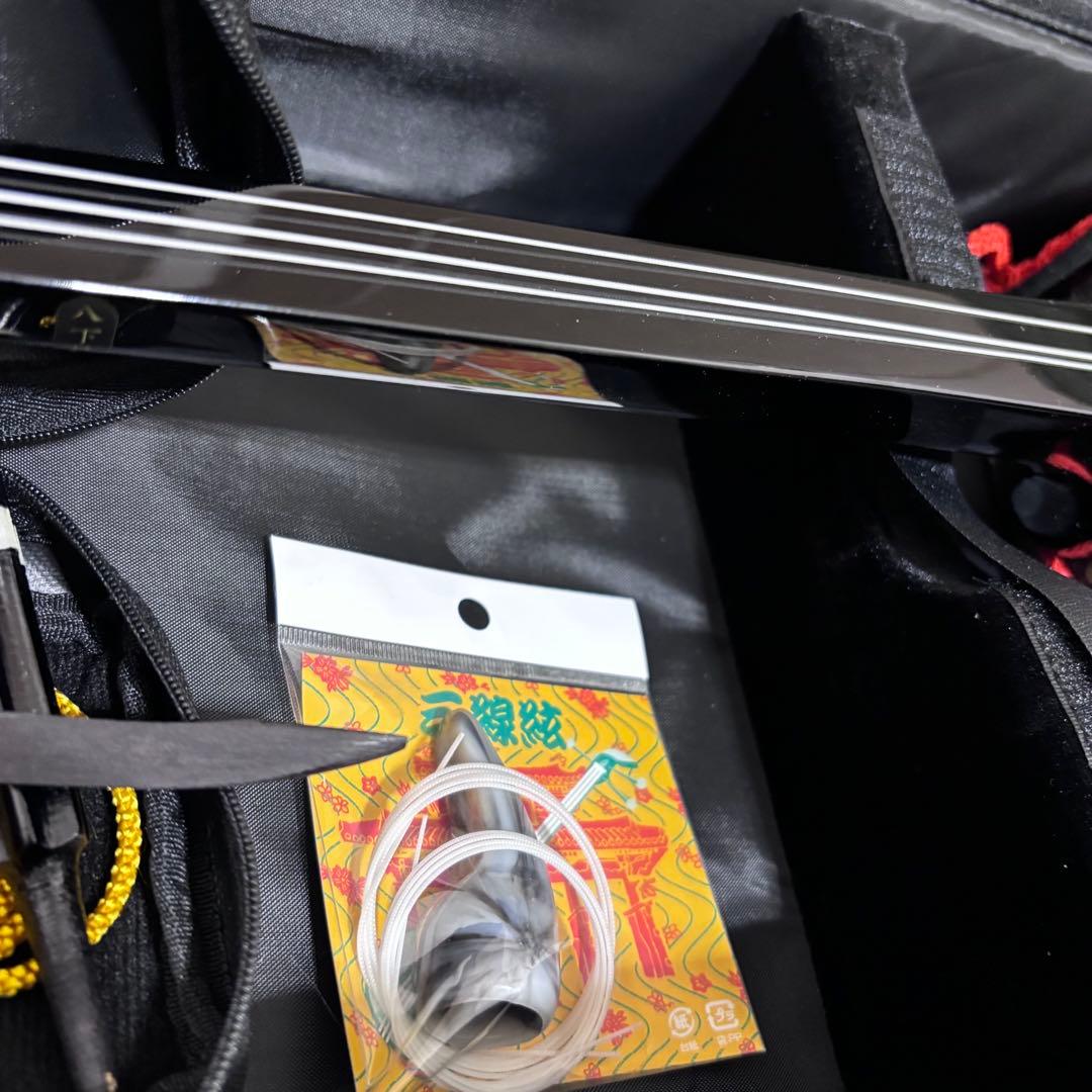 ✨️美品✨️沖縄三線　工四合　初心者　入門者　ソフトケース　合皮