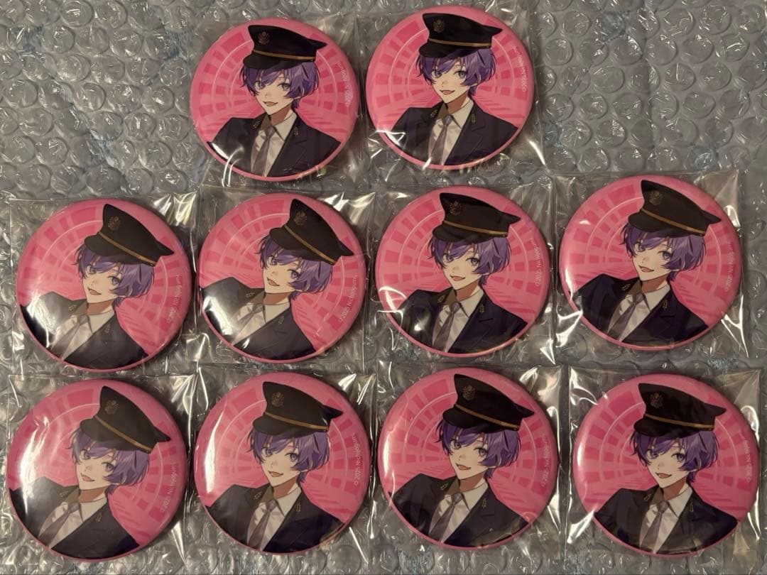 日常組 しにがみ jr 缶バッジ 京都