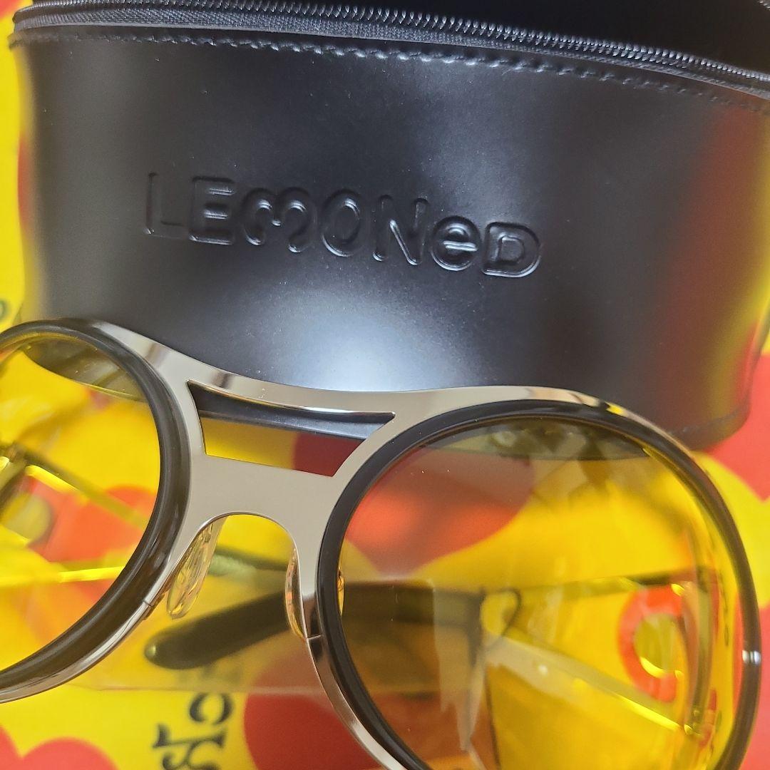 LEMOONed イエローレンズ サングラス ケース付き