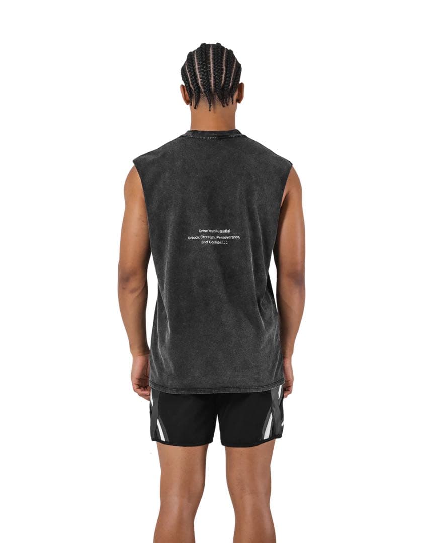 【新品】LÝFT ロゴ T-SHIRTS T-シャツ　ノースリーブ　ブラック